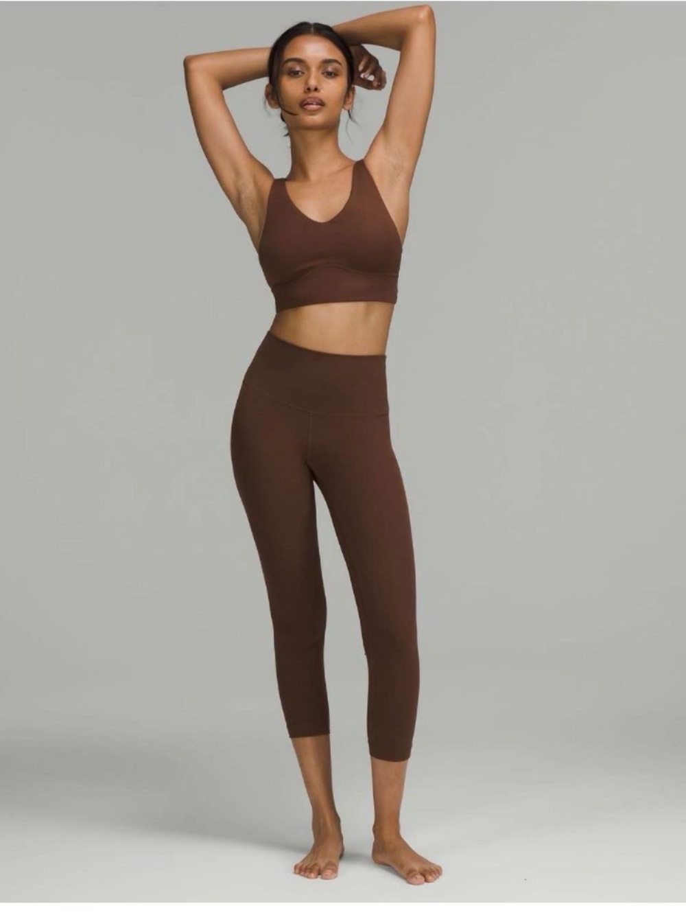 Lululemon Align High-Rise Crop 23"- Java